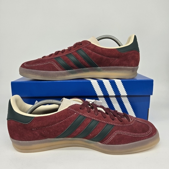 New Adidas Gazelle Indoor \'Shadow Red Green\' JH5403 Men\'s Shoes Size 9.5 main image 6
